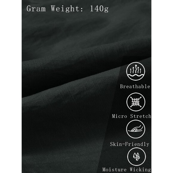 Stylish Women's Hiking Cargo Pants - Elastic Waist, Tapered Fit, Quick Dry - XL - Picture 4 of 6